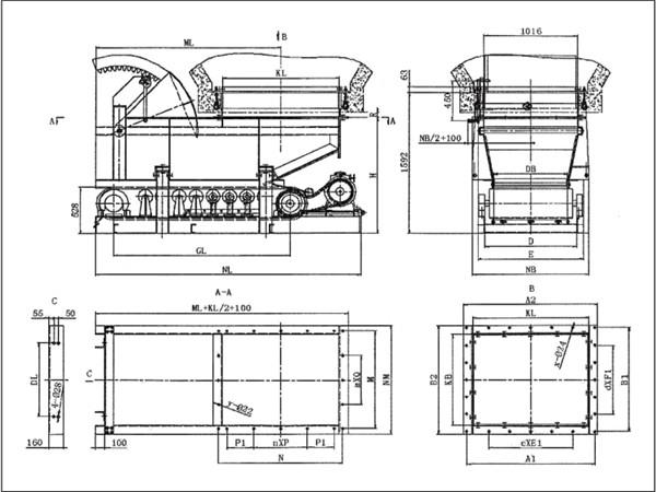 扇形閥門帶式（甲帶）給料機(jī)的承載能力較強(qiáng)、噪音低、整機(jī)使用壽命長(zhǎng)